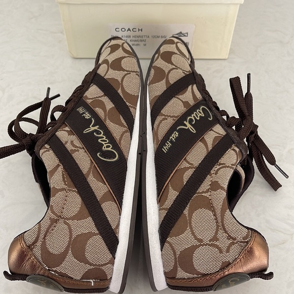 Brown Henrietta Coach Sneakers - Picture 6 of 6